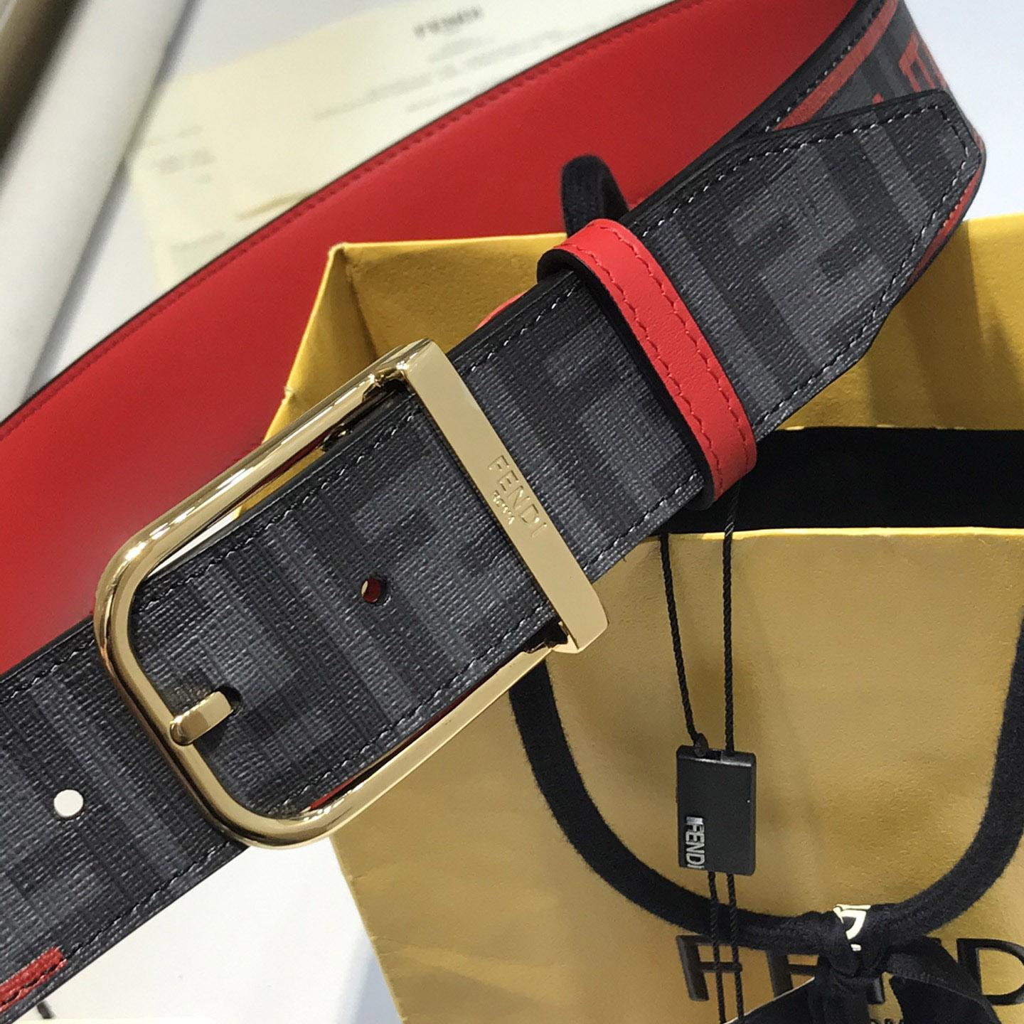 Fendi Reversible Leather Belt - PerfectKickZ