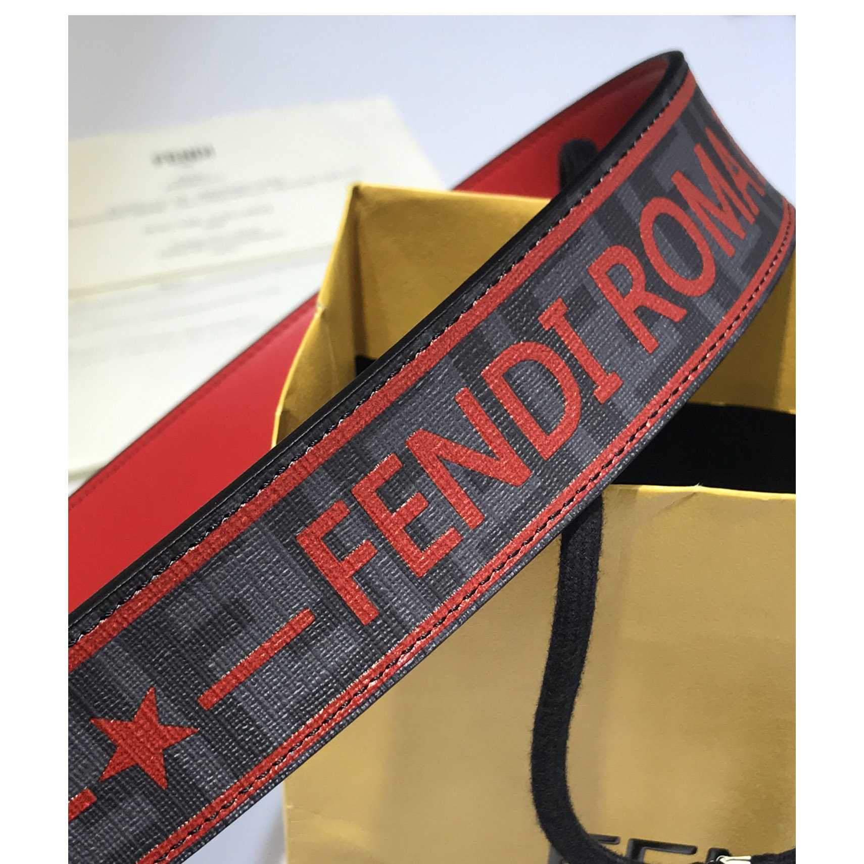 Fendi Reversible Leather Belt - PerfectKickZ