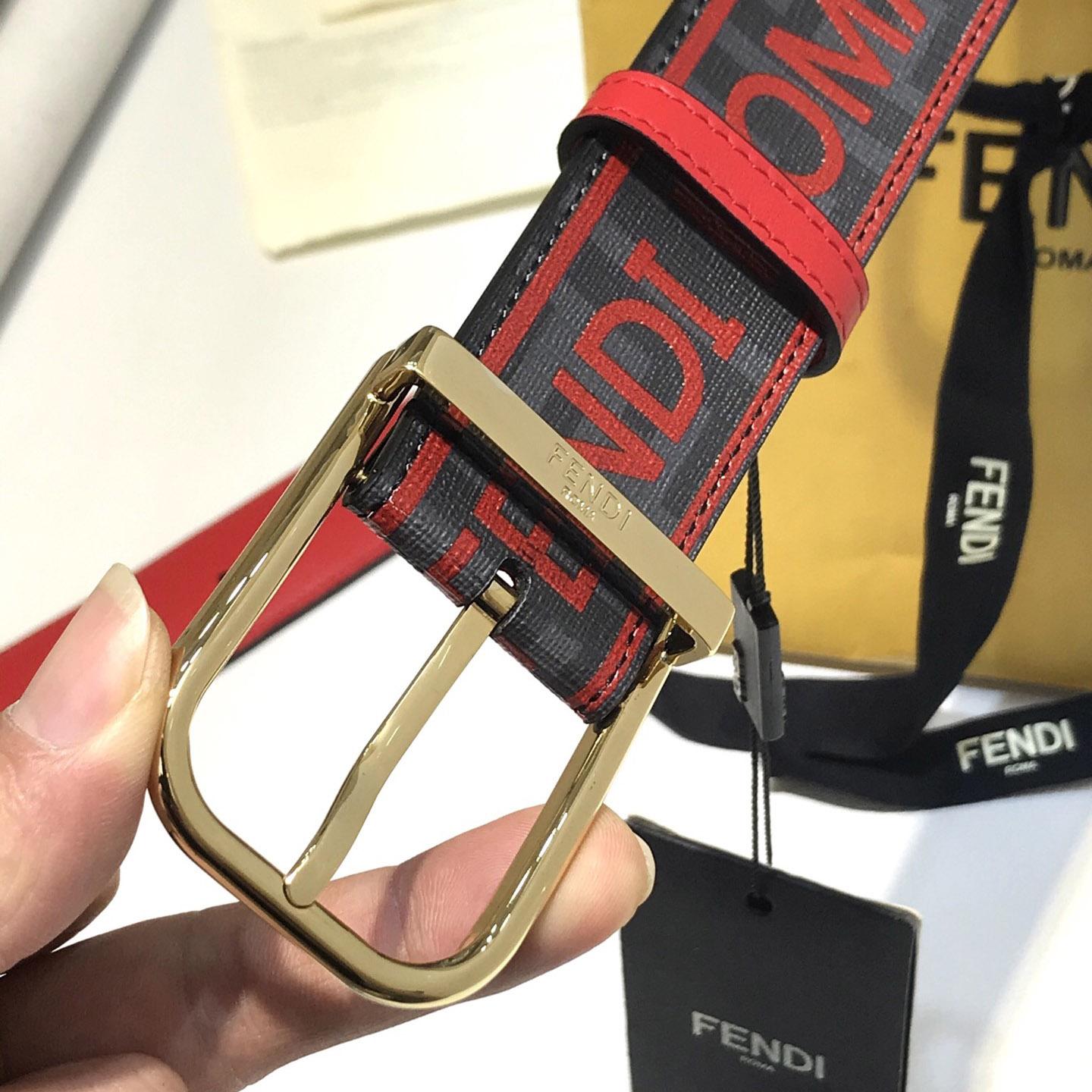 Fendi Reversible Leather Belt - PerfectKickZ