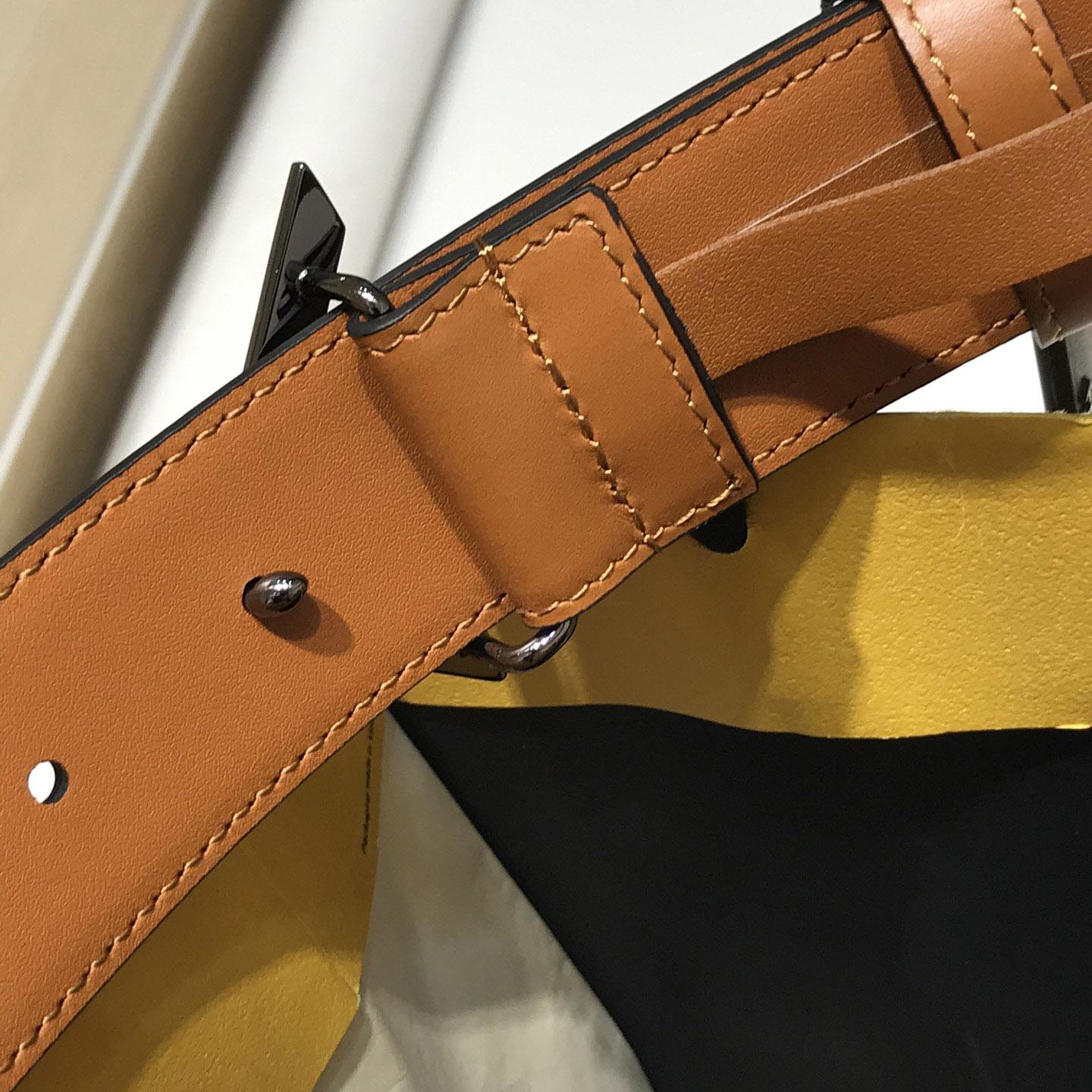 Fendi Brown Leather Belt - PerfectKickZ
