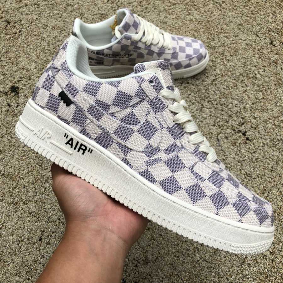 Louis Vuitton LV x Nike Air Force 1 x off-White Sneaker       LV DJ46 - PerfectKickZ