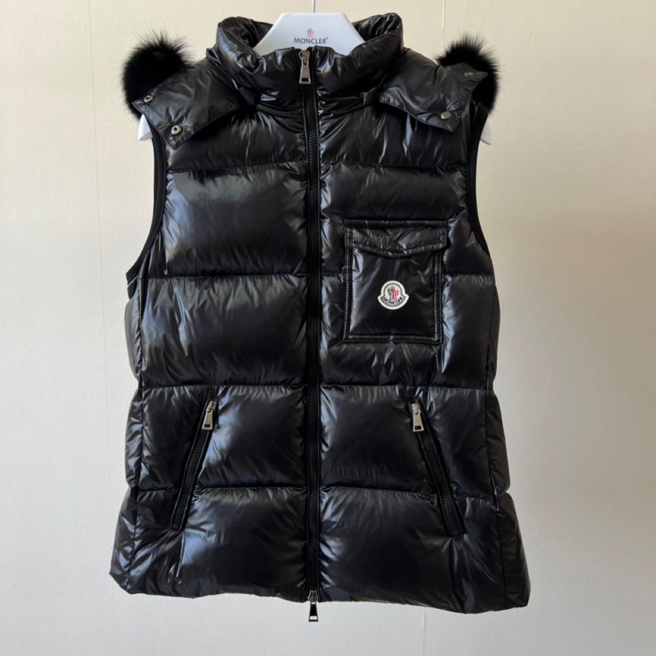 Moncler Bairon Faux-Fur-Trim Vest - PerfectKickZ