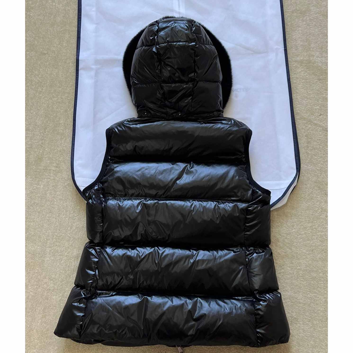 Moncler Bairon Faux-Fur-Trim Vest - PerfectKickZ