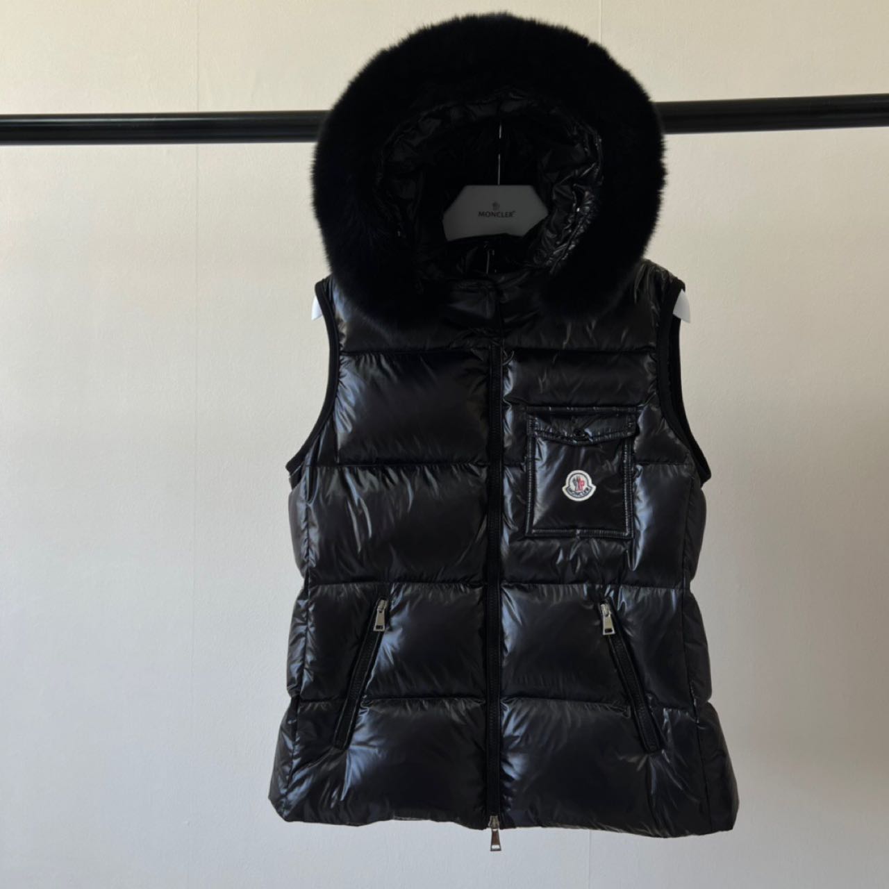 Moncler Bairon Faux-Fur-Trim Vest - PerfectKickZ