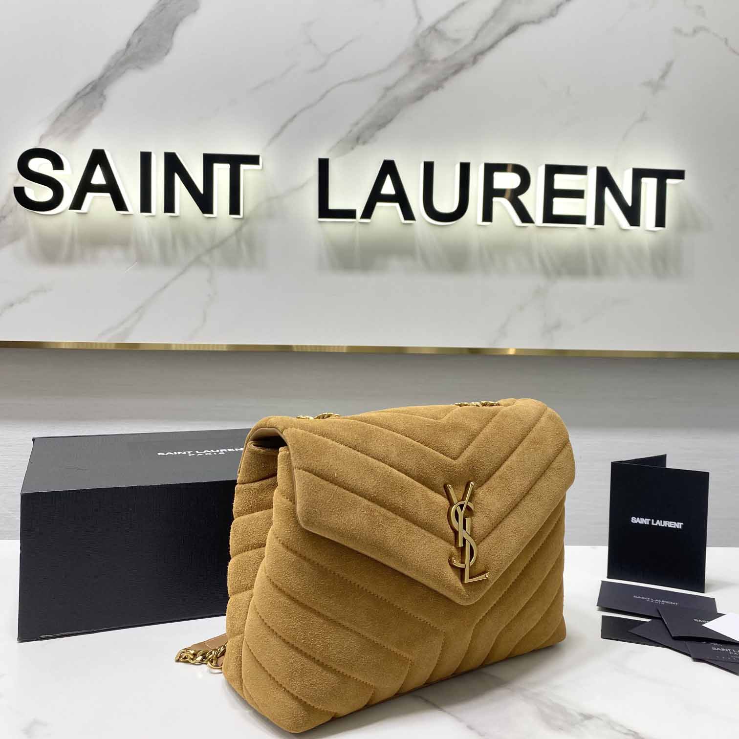 Saint Laurent Loulou Medium Shoulder Bag(25cm)    392277 - PerfectKickZ