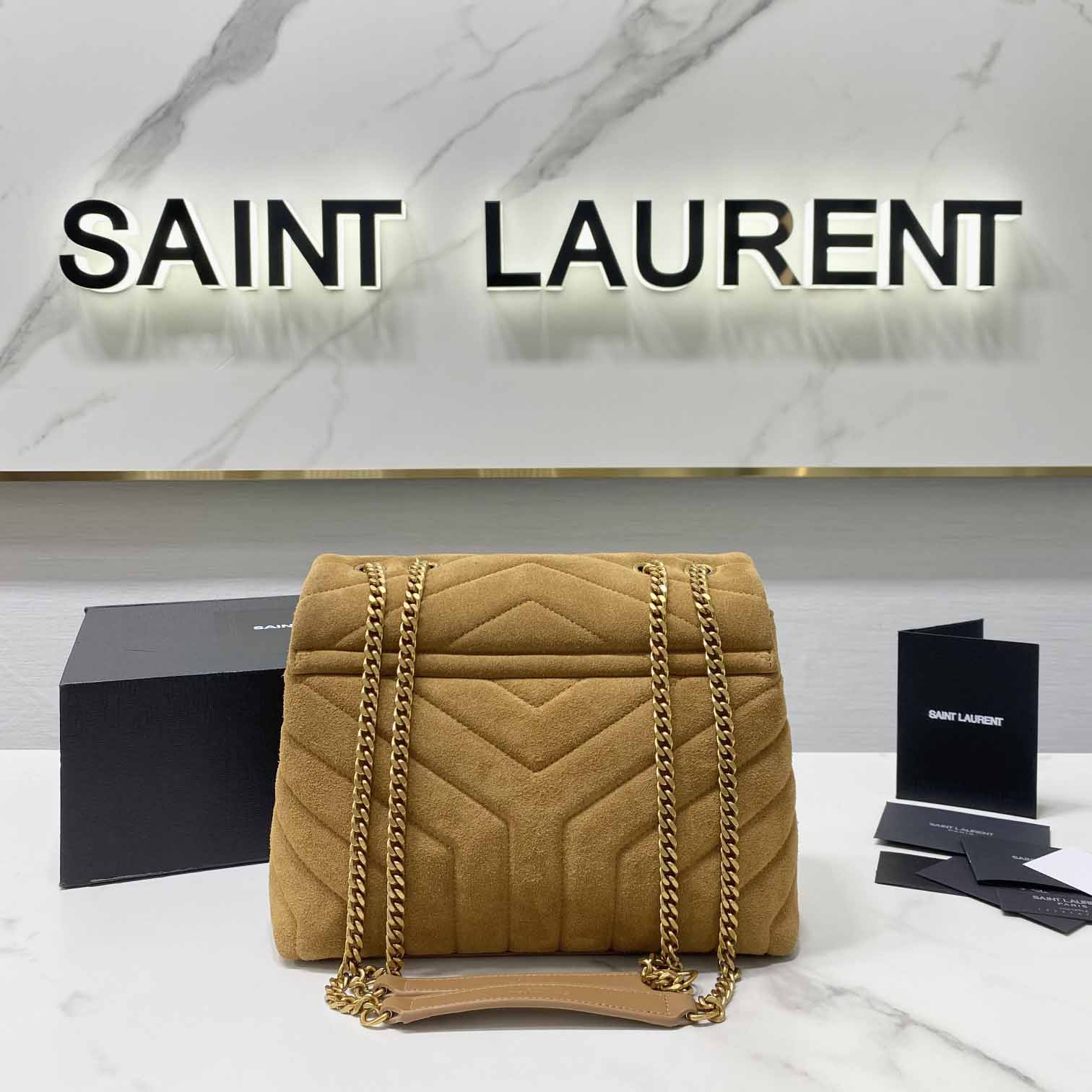Saint Laurent Loulou Medium Shoulder Bag(25cm)    392277 - PerfectKickZ