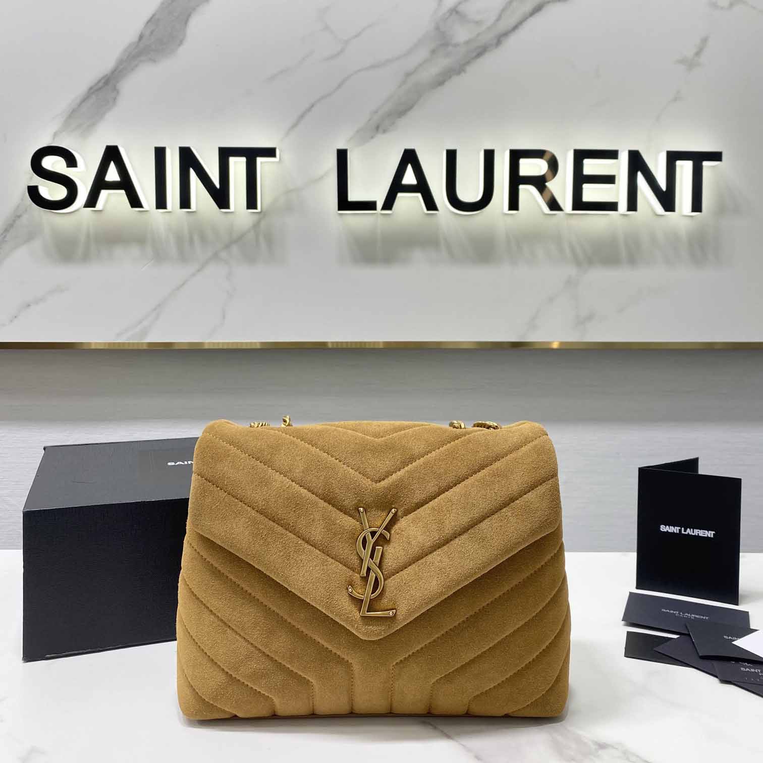 Saint Laurent Loulou Medium Shoulder Bag(25cm)    392277 - PerfectKickZ