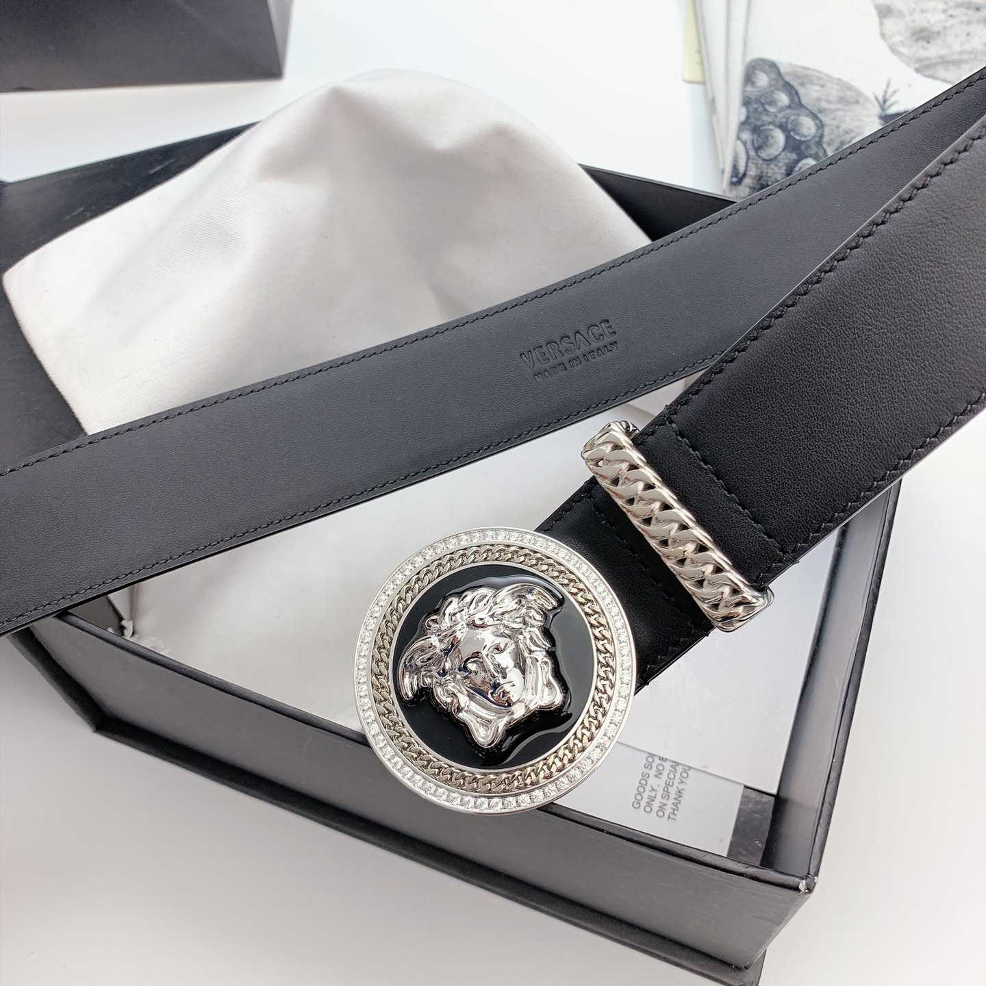 Versace Medusa Biggie Belt - PerfectKickZ