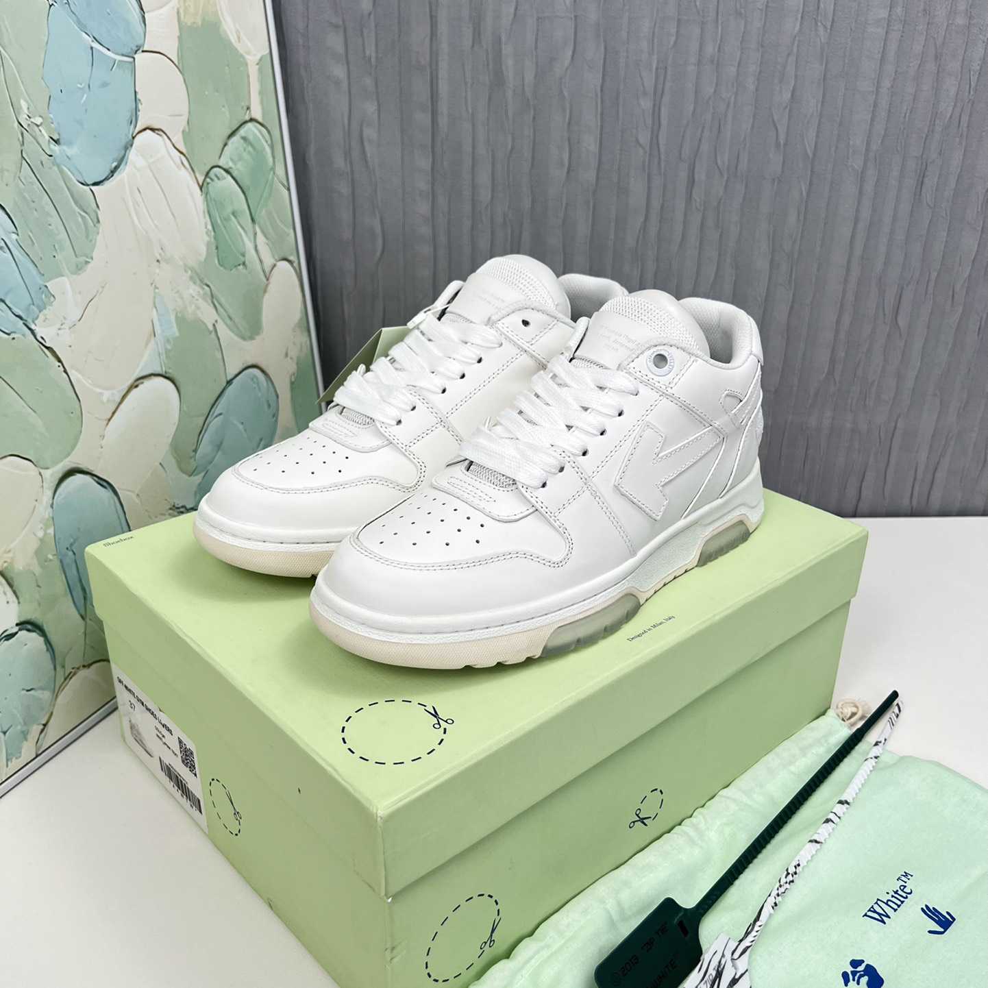 Off White Out Of Office "Ooo" Sneakers - PerfectKickZ