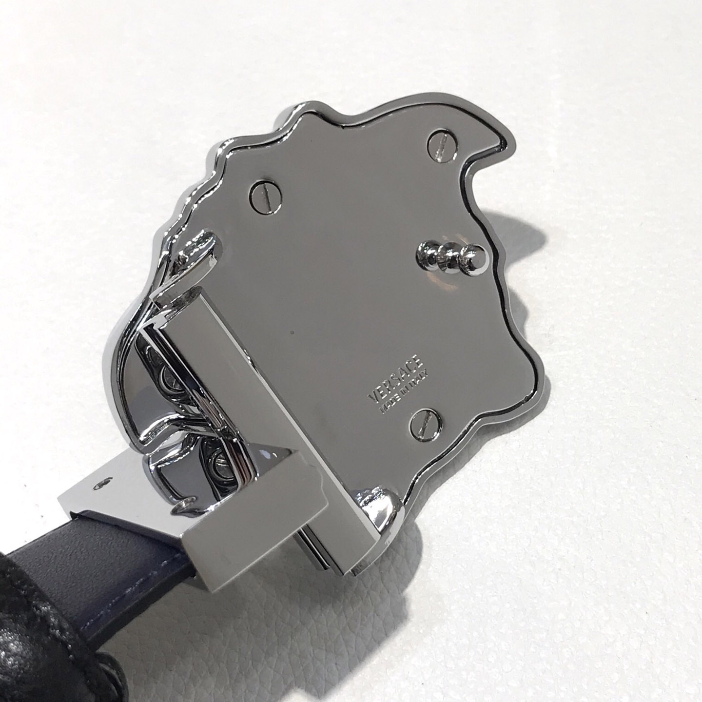 Versace Reversible Leather Belt  - PerfectKickZ