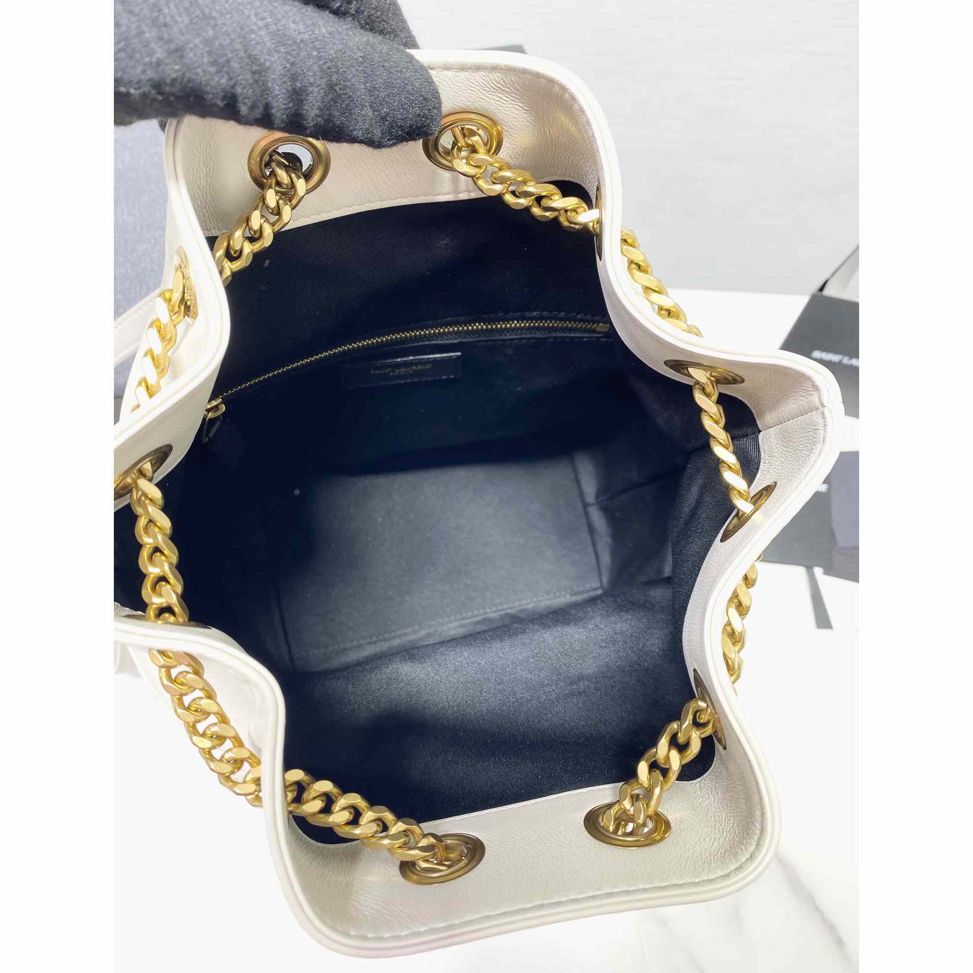 Saint Laurent Joe Drawstring Quilted Backpack(22-29-15cm) - PerfectKickZ