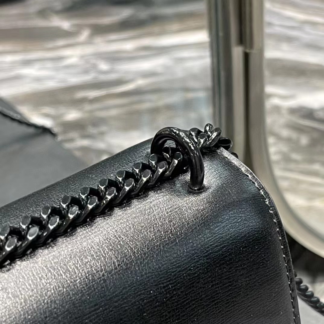 Saint Laurent Sunset Medium Chain Bag In Smooth Leather(22-8-16cm) - PerfectKickZ