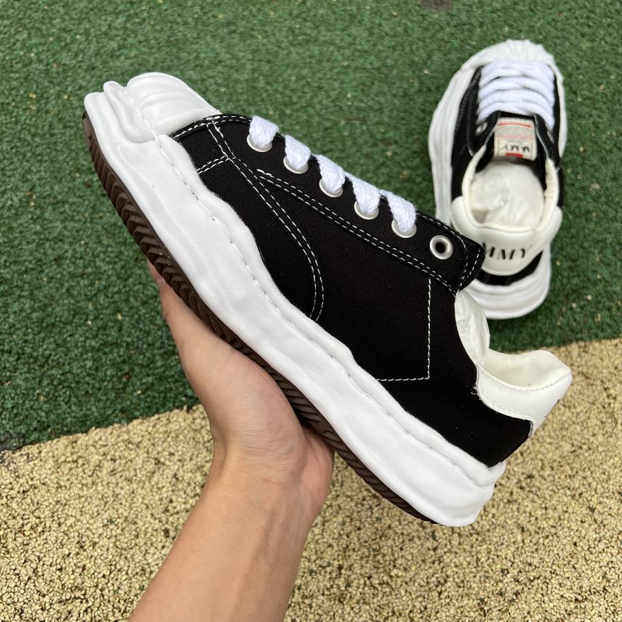 Maison Mihara Yasuhiro Original Sole Toe Cap Lowcut Canvas Sneaker - PerfectKickZ