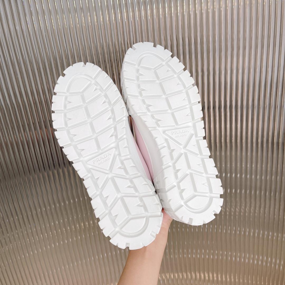 Prada Double Wheel Nylon Gabardine Sneakers - PerfectKickZ