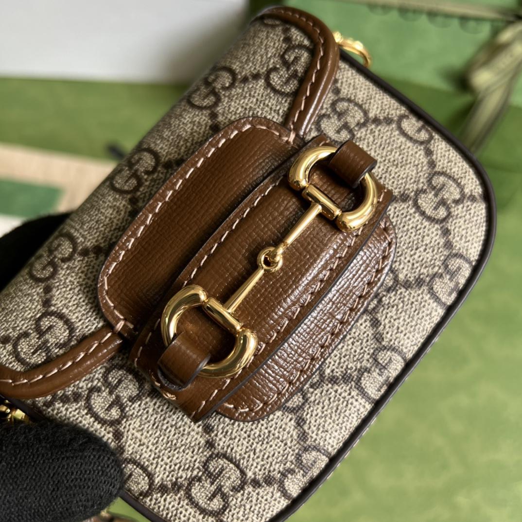 Gucci Horsebit 1955 Strap Wallet(12-9-4cm) - PerfectKickZ