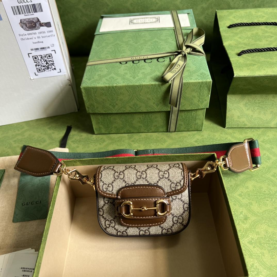 Gucci Horsebit 1955 Strap Wallet(12-9-4cm) - PerfectKickZ