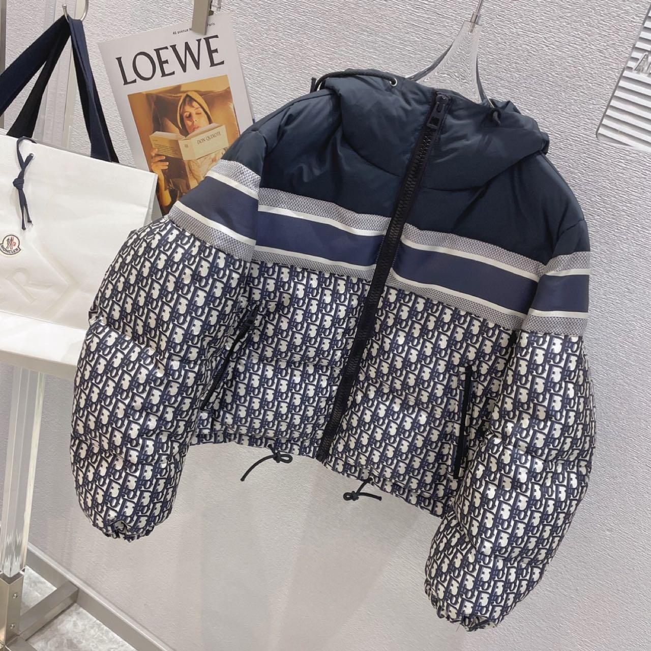 Dior Reversible Cropped Down Jacket - PerfectKickZ