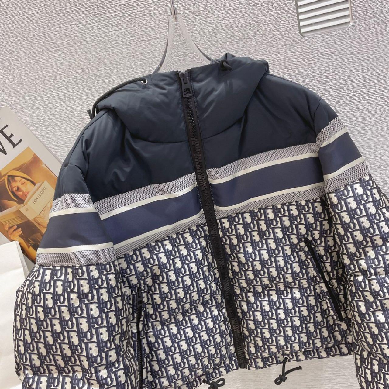 Dior Reversible Cropped Down Jacket - 