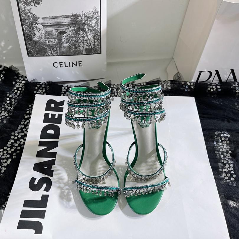 Rene Caovilla Stiletto Heel Sandals - PerfectKickZ