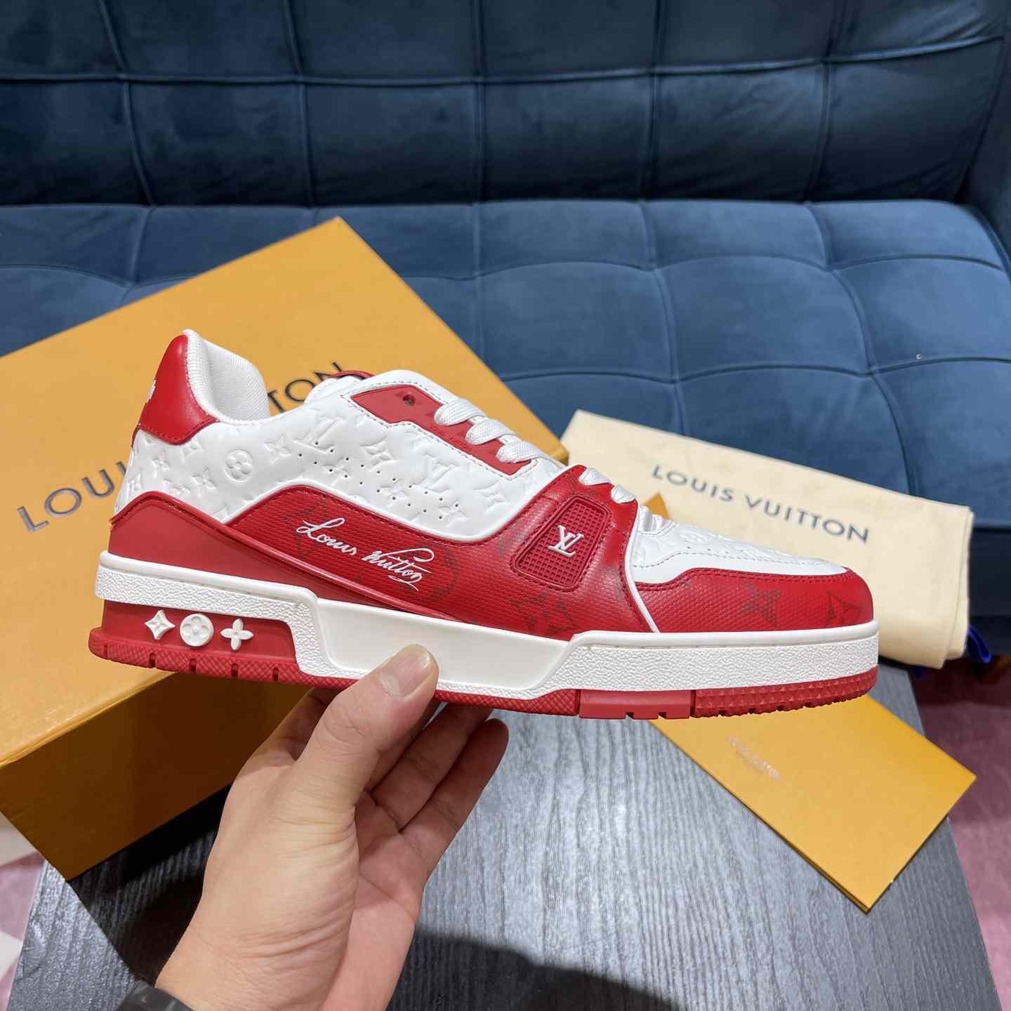 Louis Vuitton LV Trainer Sneaker       1AANFA - PerfectKickZ