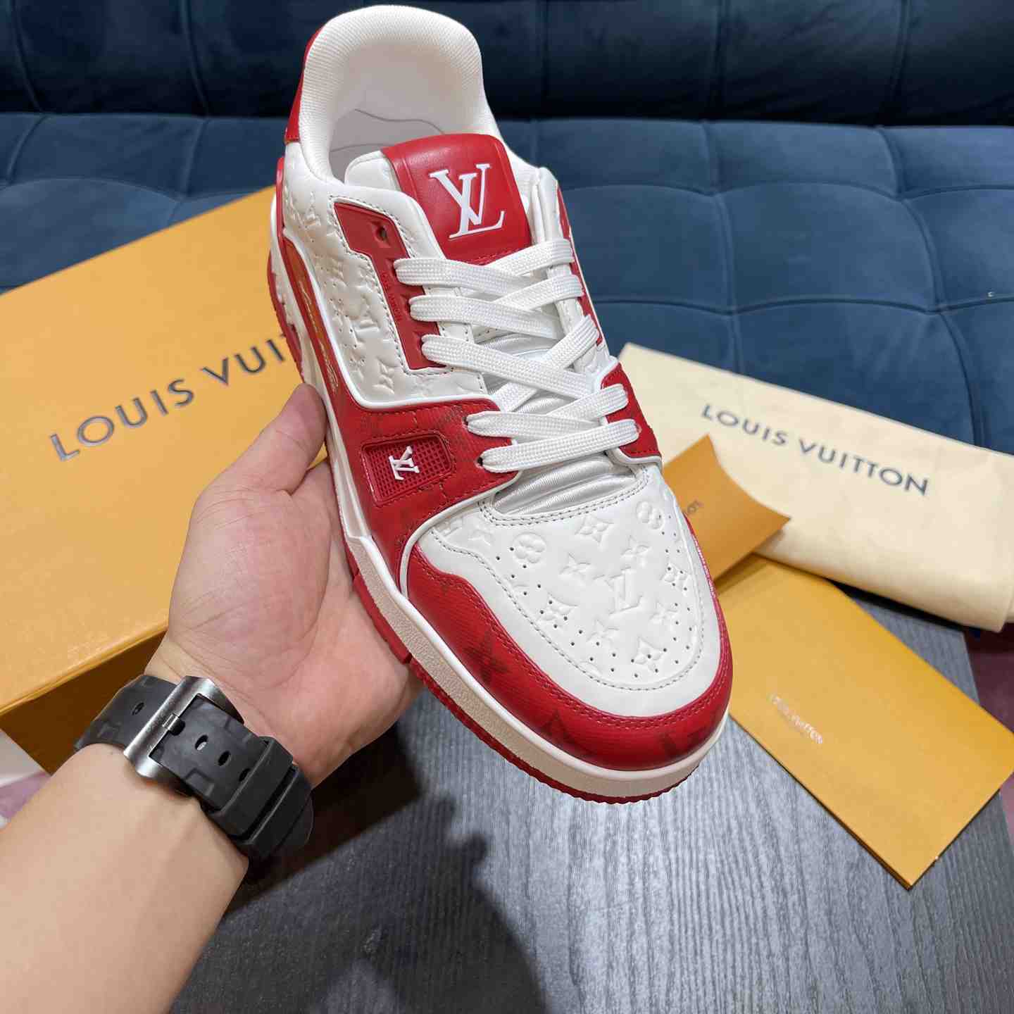 Louis Vuitton LV Trainer Sneaker       1AANFA - PerfectKickZ