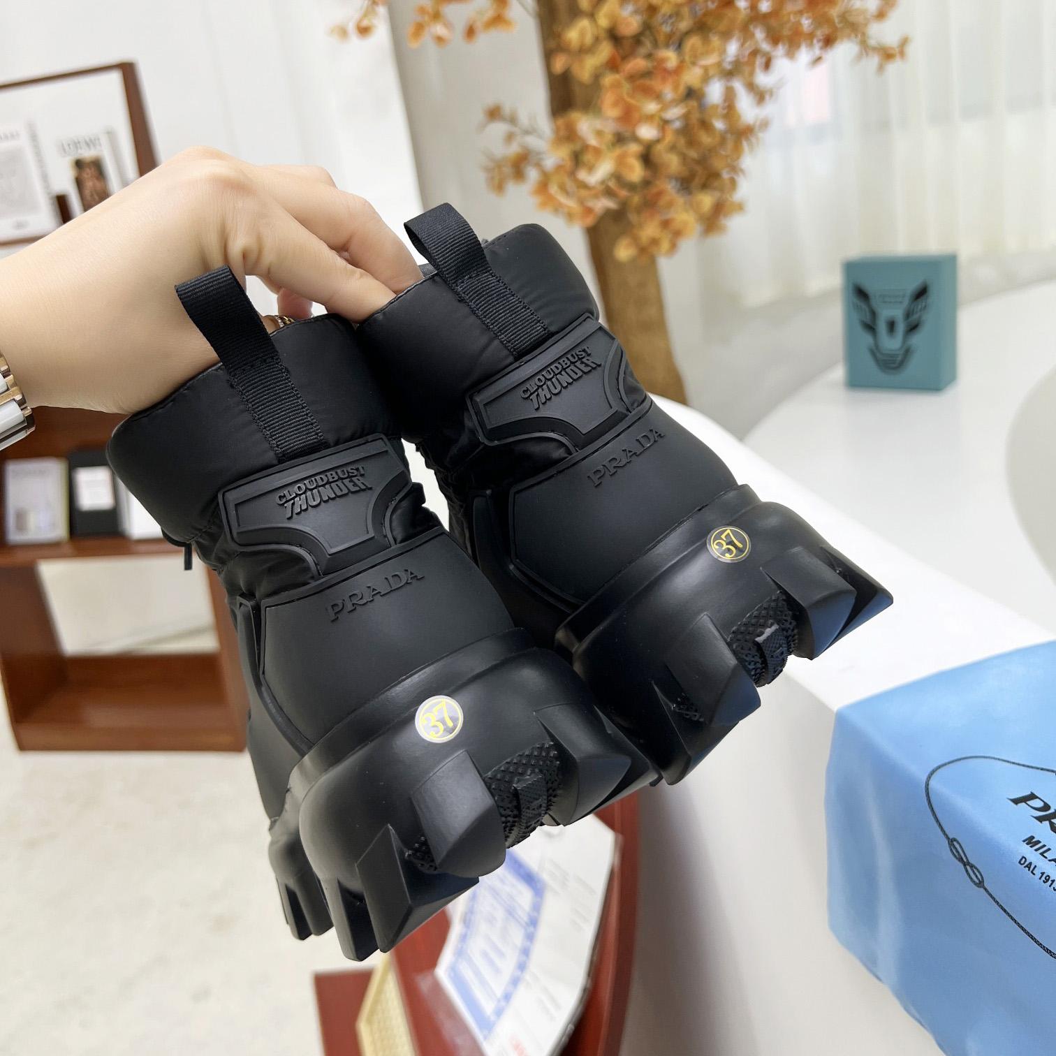 Prada Cloudbust Thunder High-Top Sneakers - PerfectKickZ
