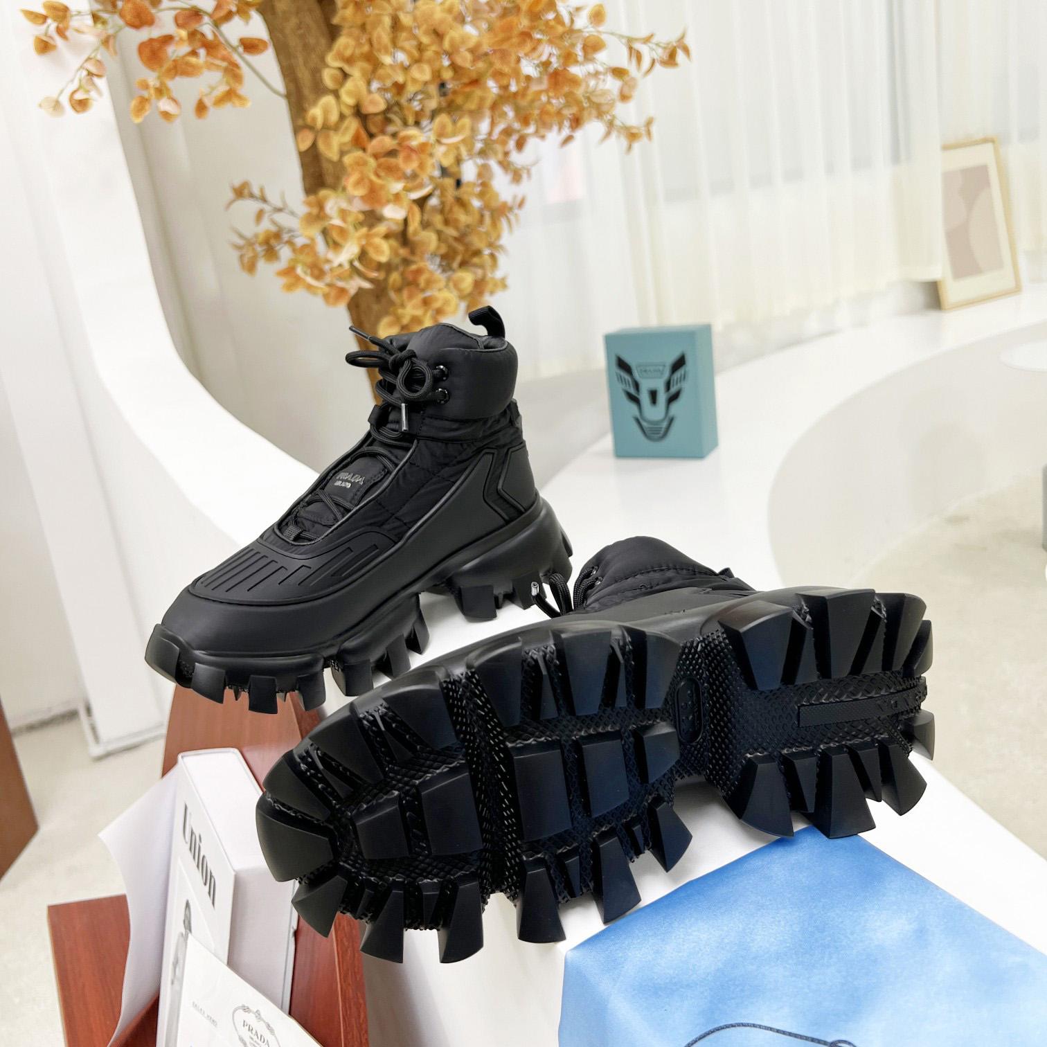 Prada Cloudbust Thunder High-Top Sneakers - PerfectKickZ