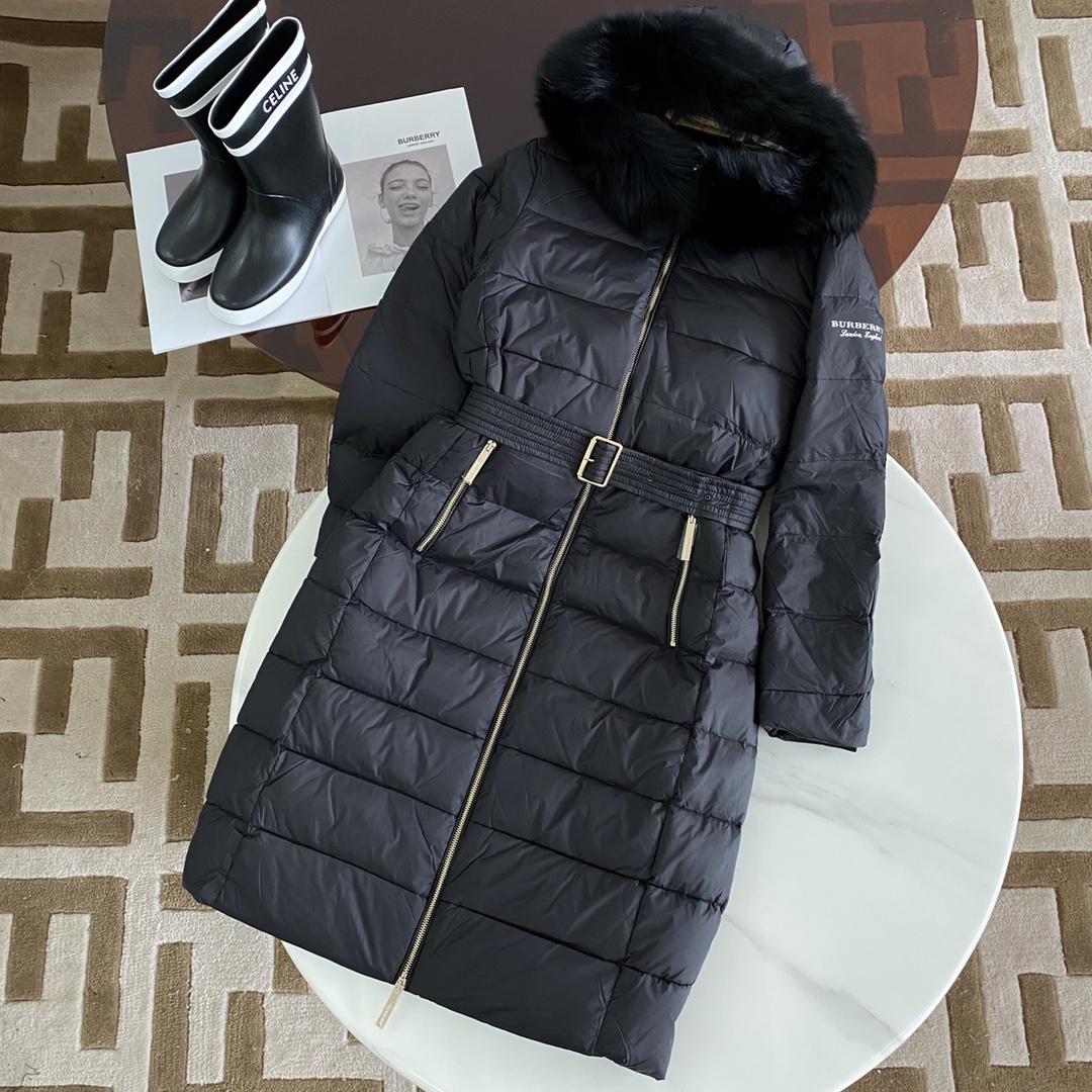 Burberry Hood Nylon Long Down Jacket - PerfectKickZ