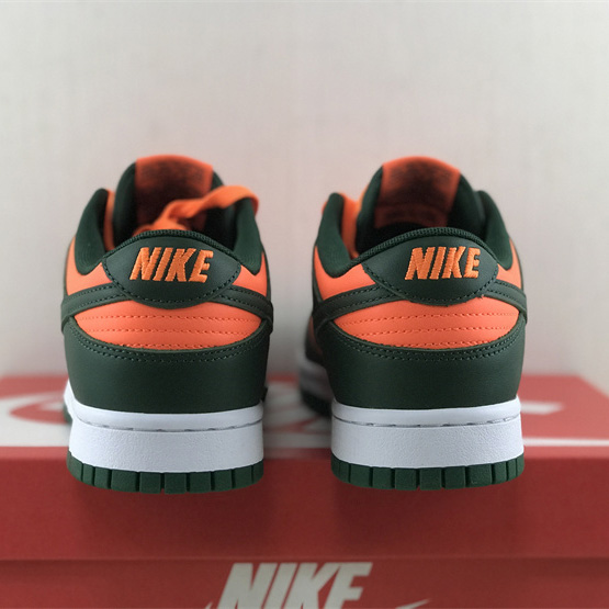 Nike Dunk Low “Miami Hurricanes” Sneaker   DD1391-300 - PerfectKickZ