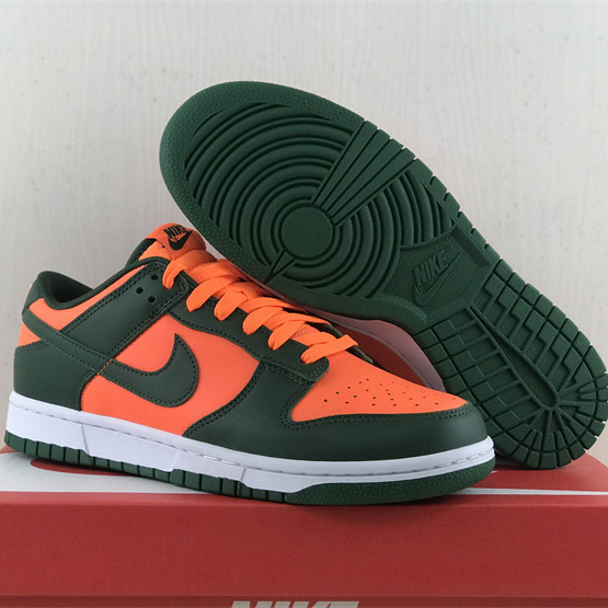 Nike Dunk Low “Miami Hurricanes” Sneaker   DD1391-300 - PerfectKickZ