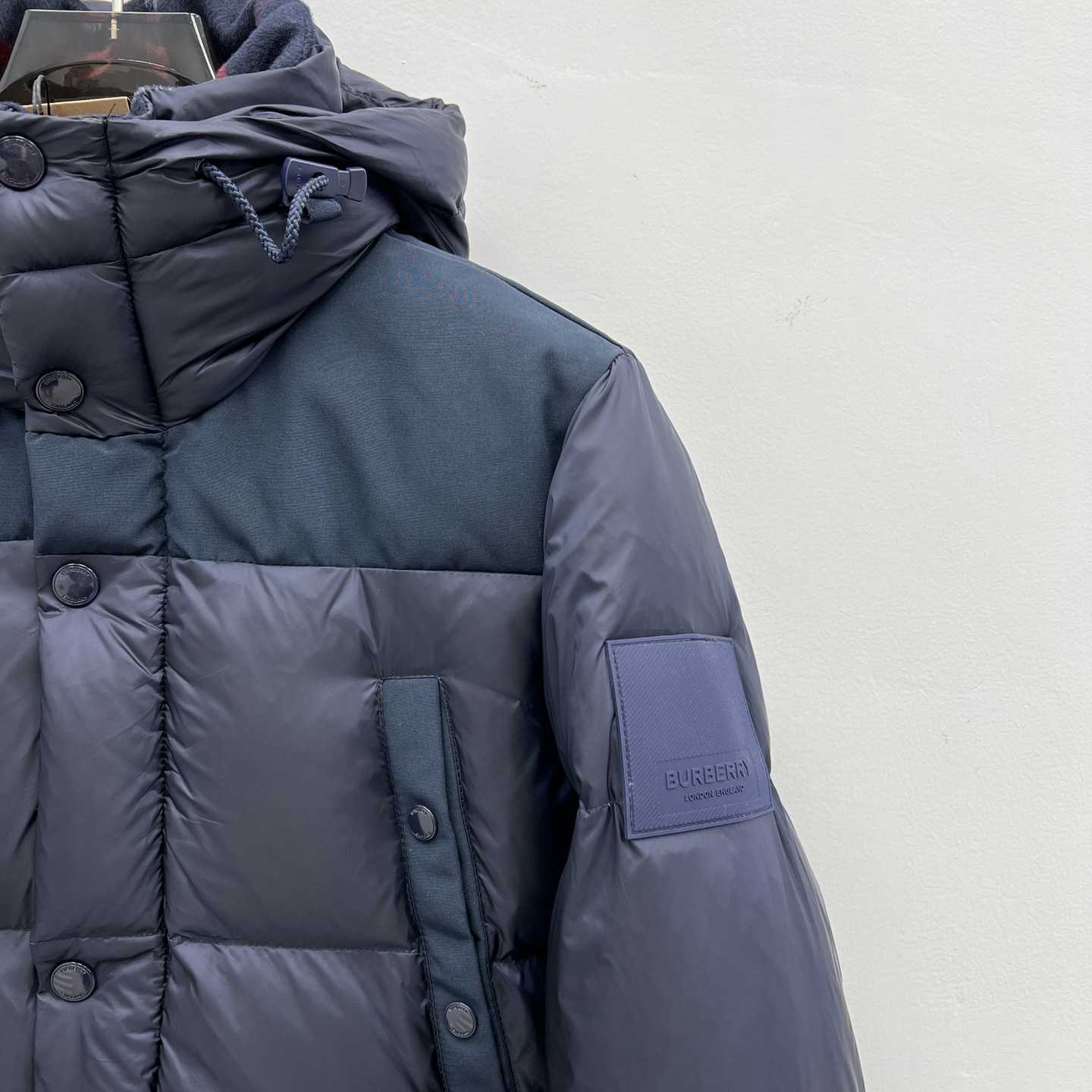 Burberry Logo Appliqué Nylon Puffer Coat - PerfectKickZ