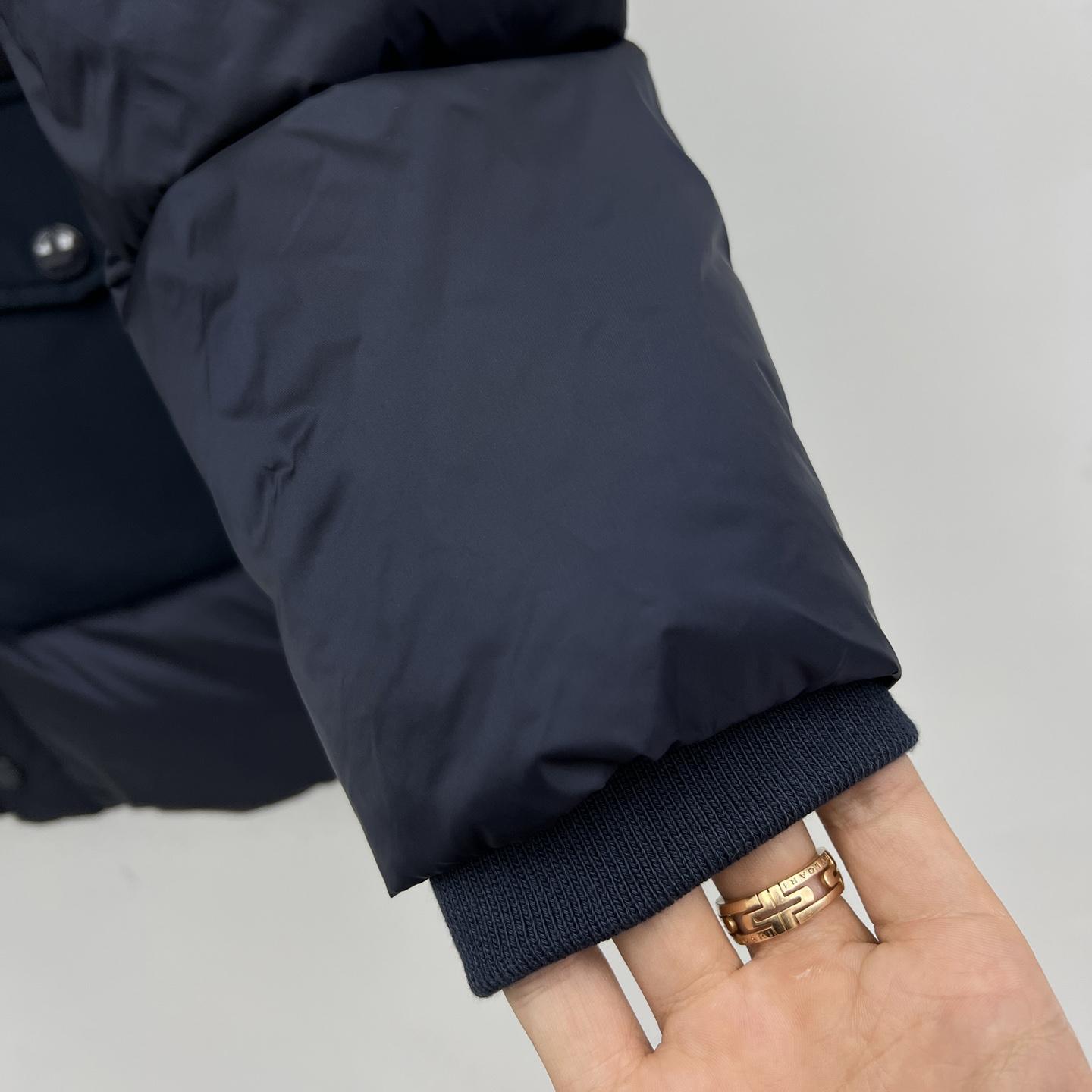 Burberry Logo Appliqué Nylon Puffer Coat - PerfectKickZ