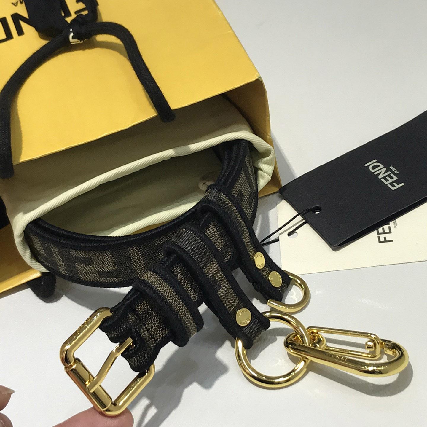 Fendi FF Jacquard Fabric Belt - PerfectKickZ