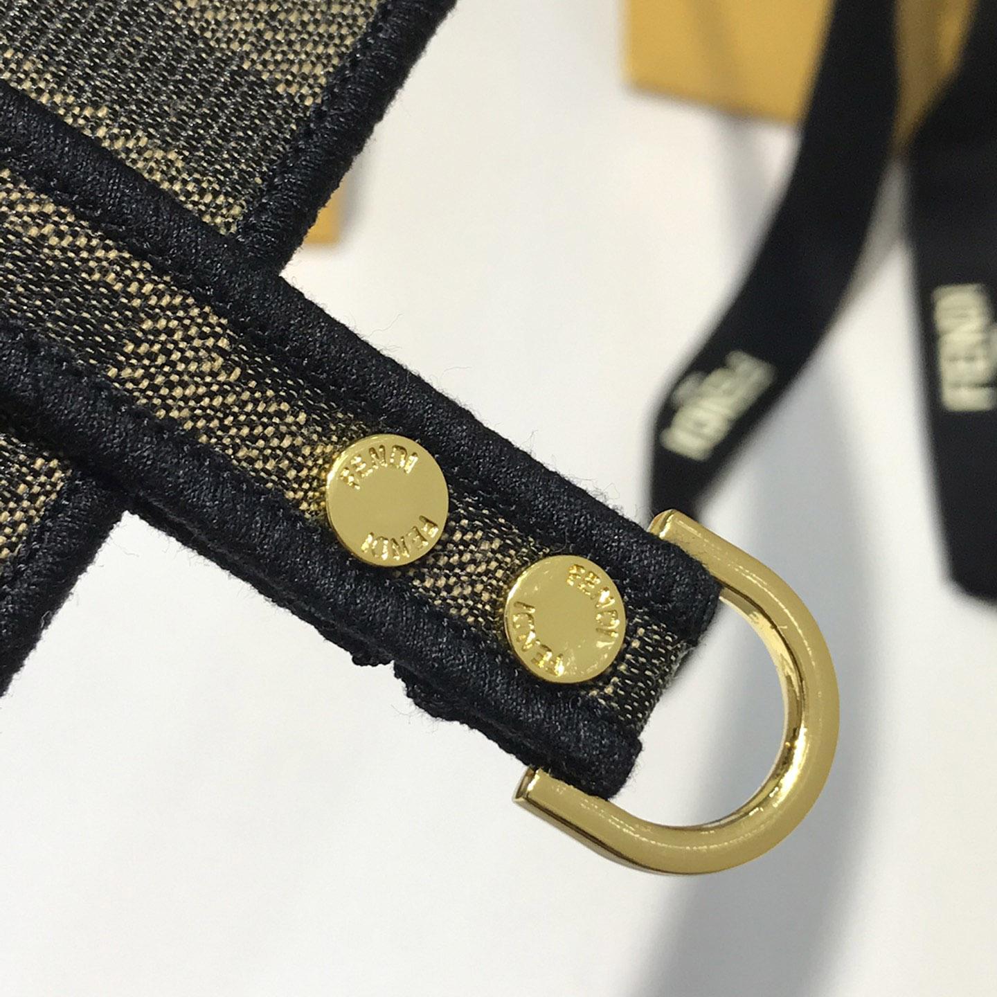 Fendi FF Jacquard Fabric Belt - PerfectKickZ
