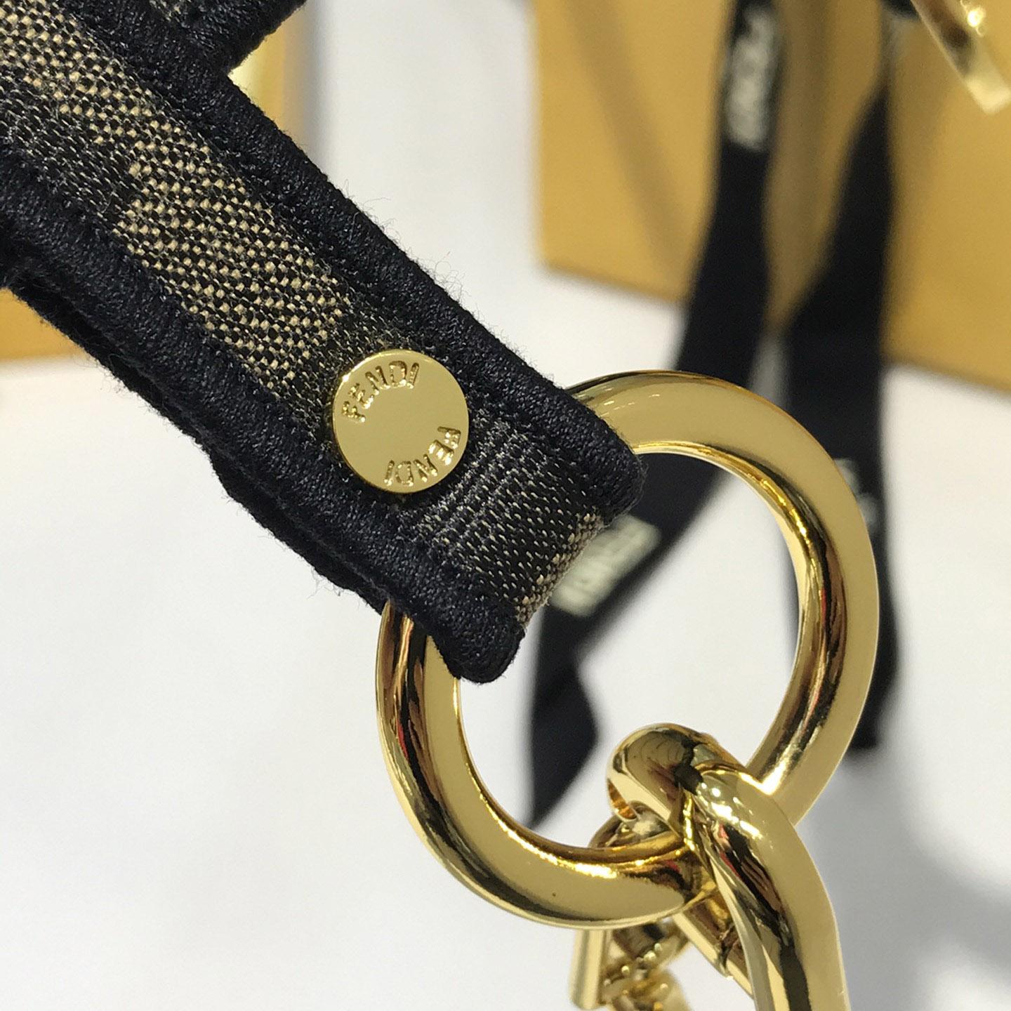 Fendi FF Jacquard Fabric Belt - PerfectKickZ