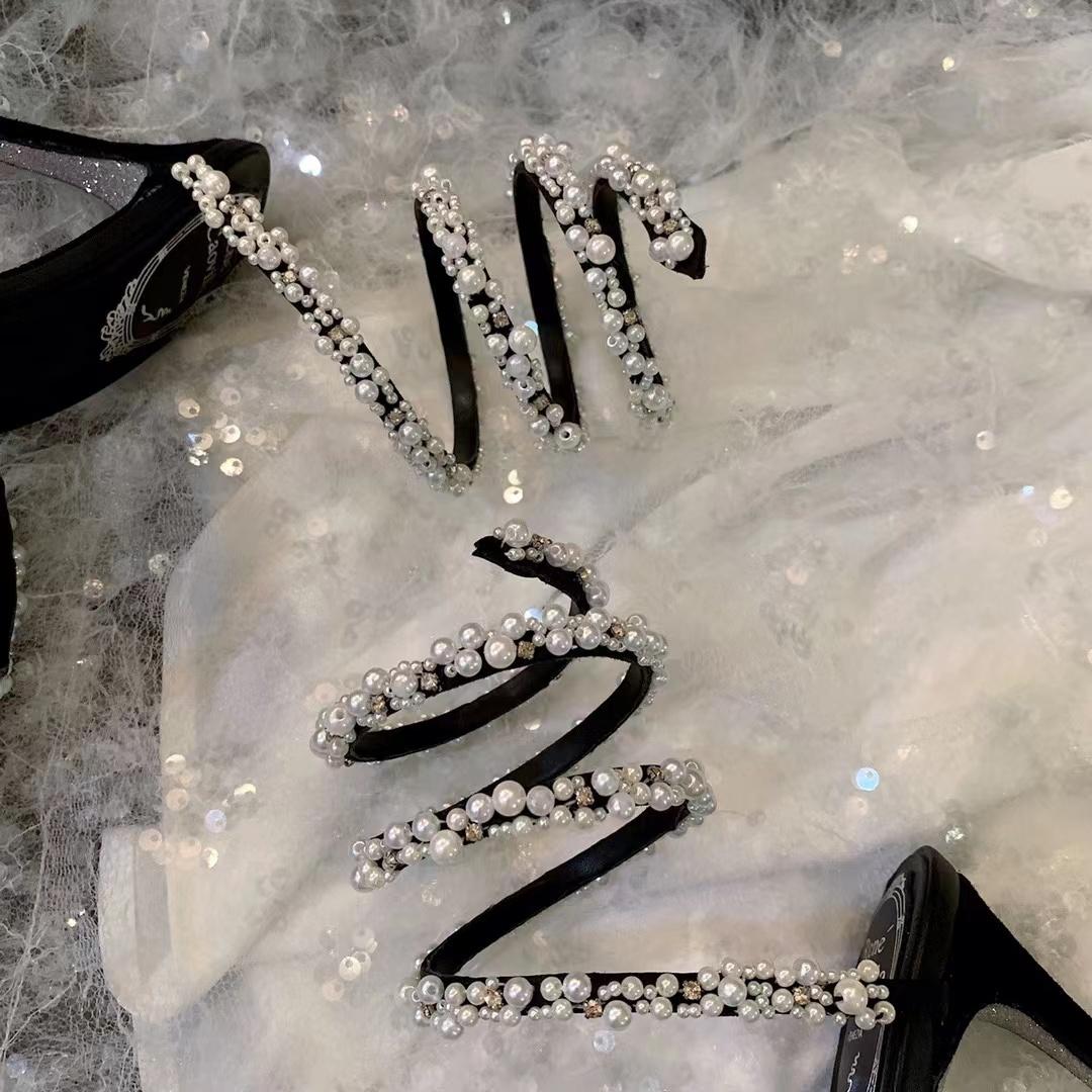 Rene Caovilla Stiletto Heel Sandals - PerfectKickZ
