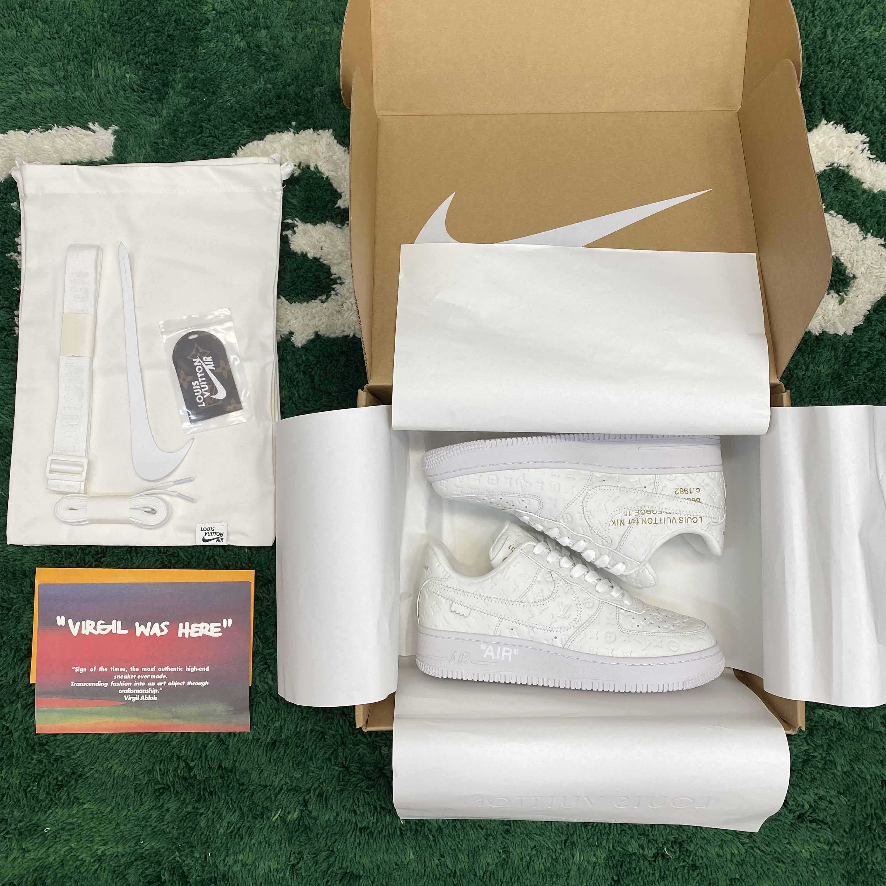  Louis Vuitton LV x Nike Air Force 1 x off-white Sneaker       1A9V - PerfectKickZ