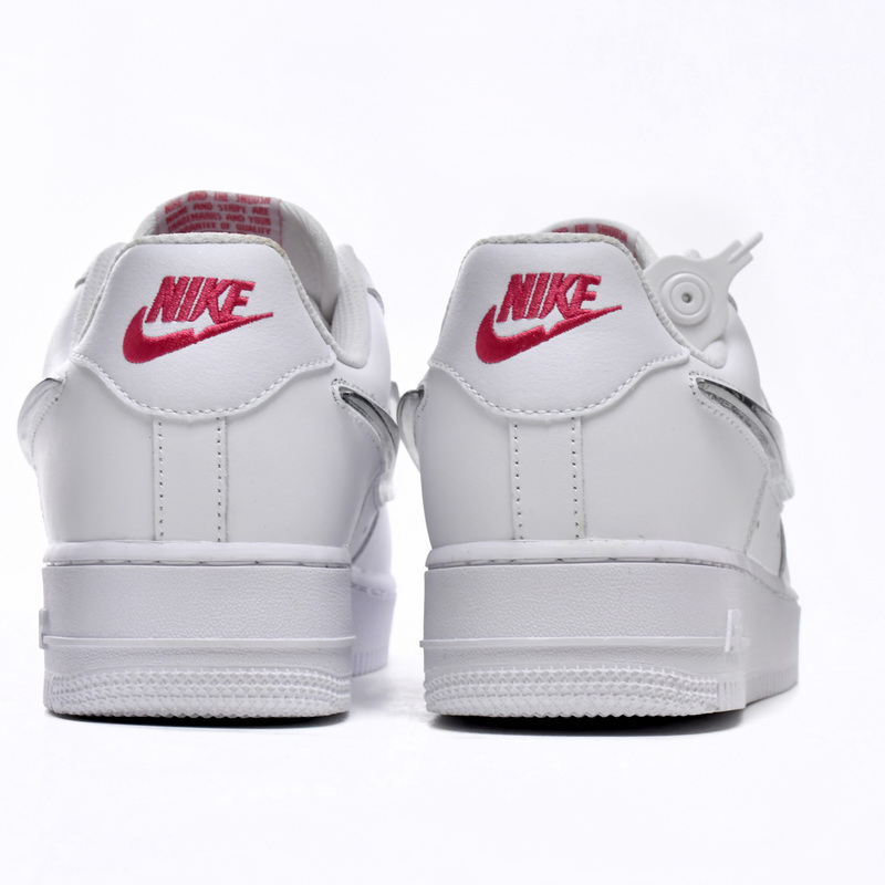 Nike Air Force 1 Low White Metallic Silver Sneaker      DC9651-100 - PerfectKickZ