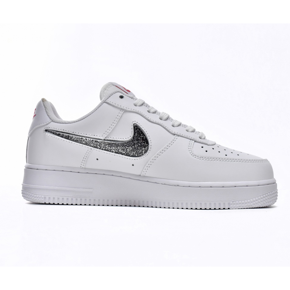 Nike Air Force 1 Low White Metallic Silver Sneaker      DC9651-100 - PerfectKickZ