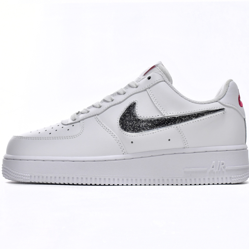 Nike Air Force 1 Low White Metallic Silver Sneaker      DC9651-100 - PerfectKickZ