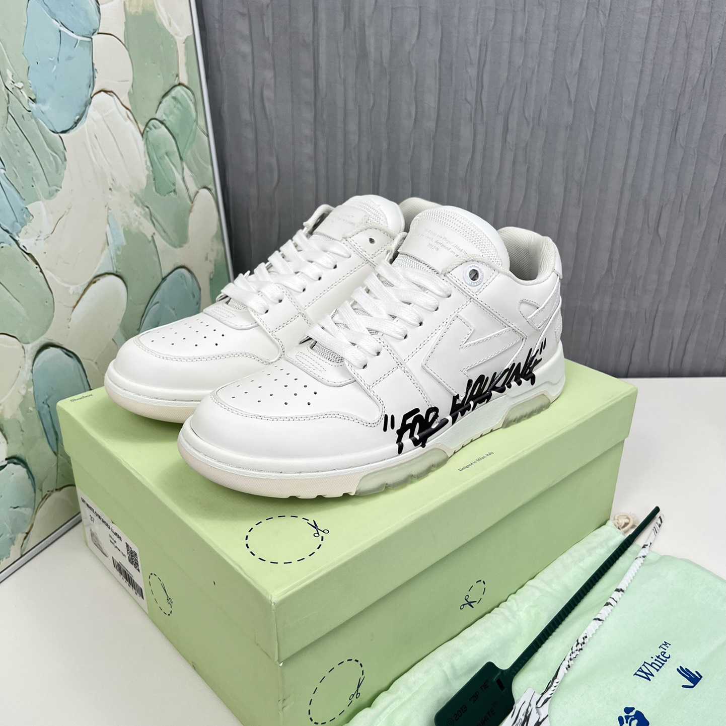 Off White Out Of Office "For Walking" Sneakers  - PerfectKickZ