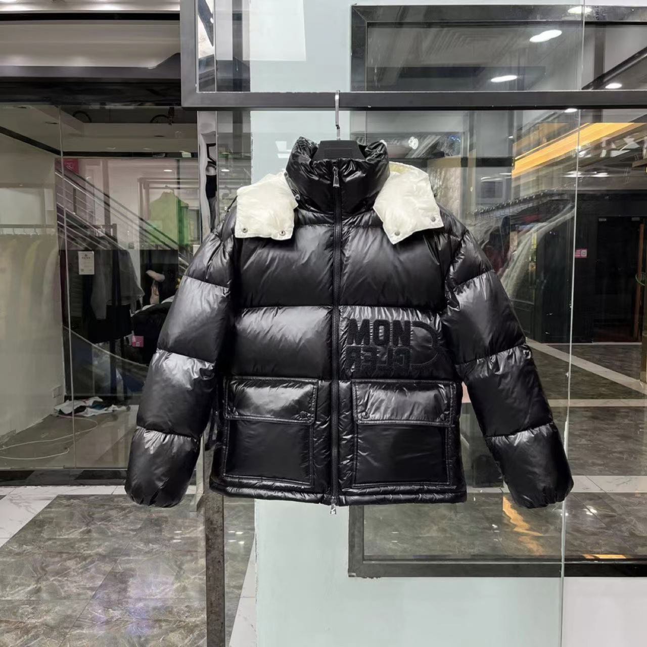 Moncler Women's Abbaye Short Down Jacket - PerfectKickZ