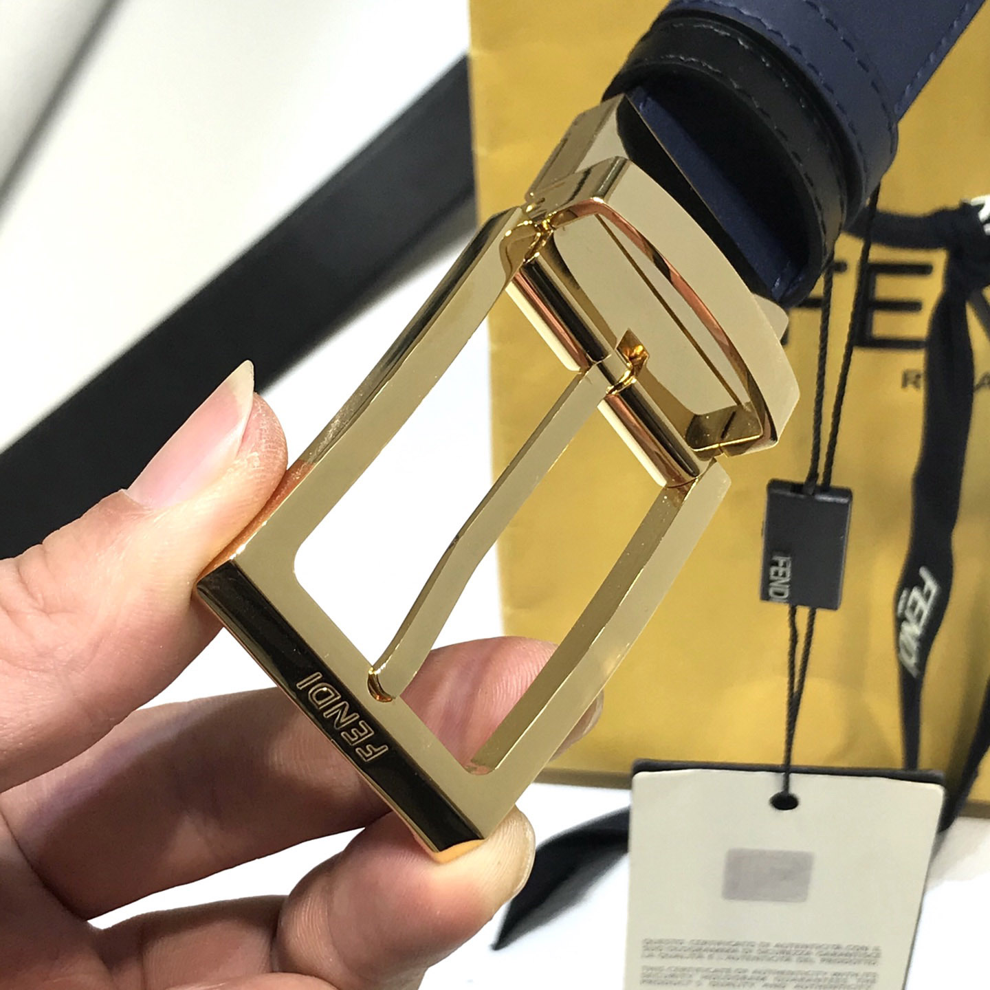 Fendi Leather Belt - PerfectKickZ