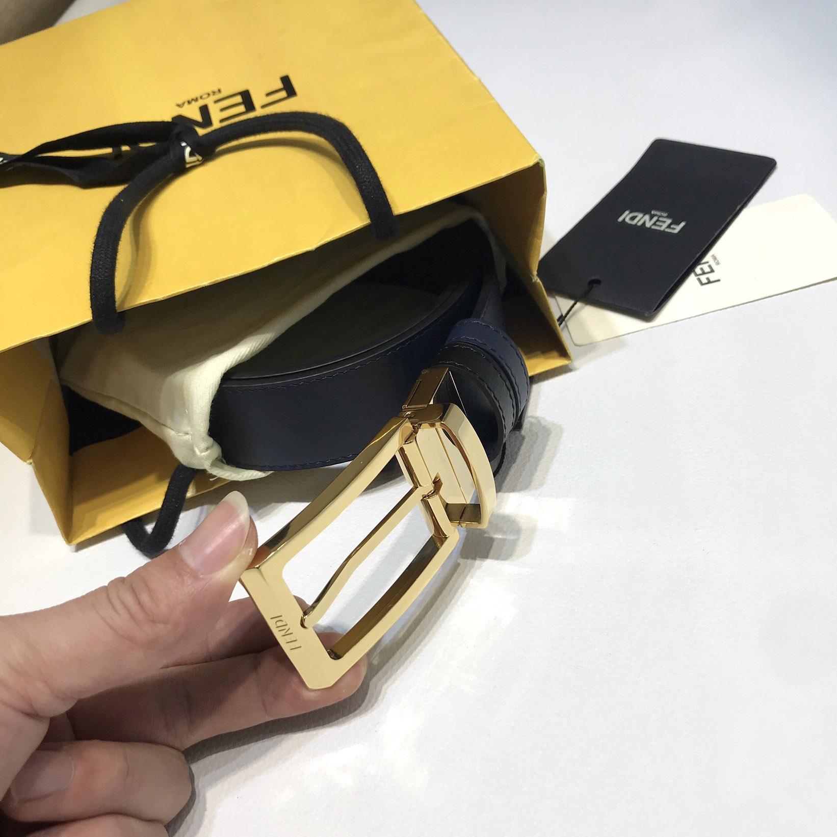 Fendi Leather Belt - PerfectKickZ
