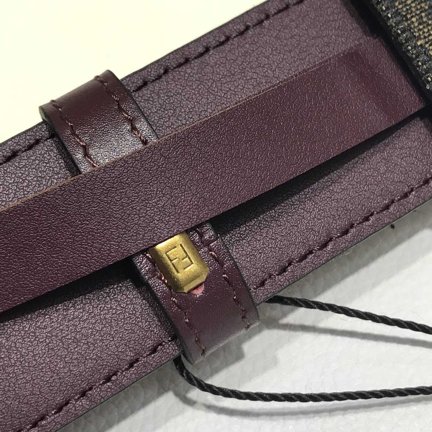 Fendi Brown Fabric Belt - PerfectKickZ