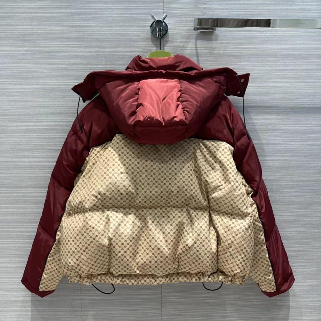 Gucci Jumbo GG Canvas Down Jacket - 