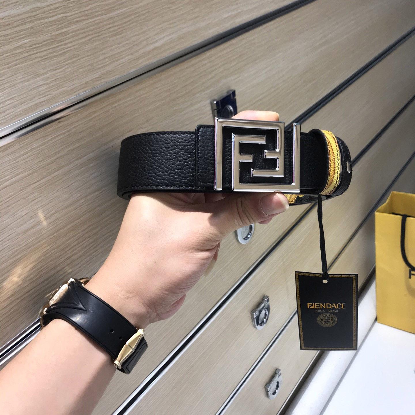 Versace Fendace Reversible Belt - PerfectKickZ