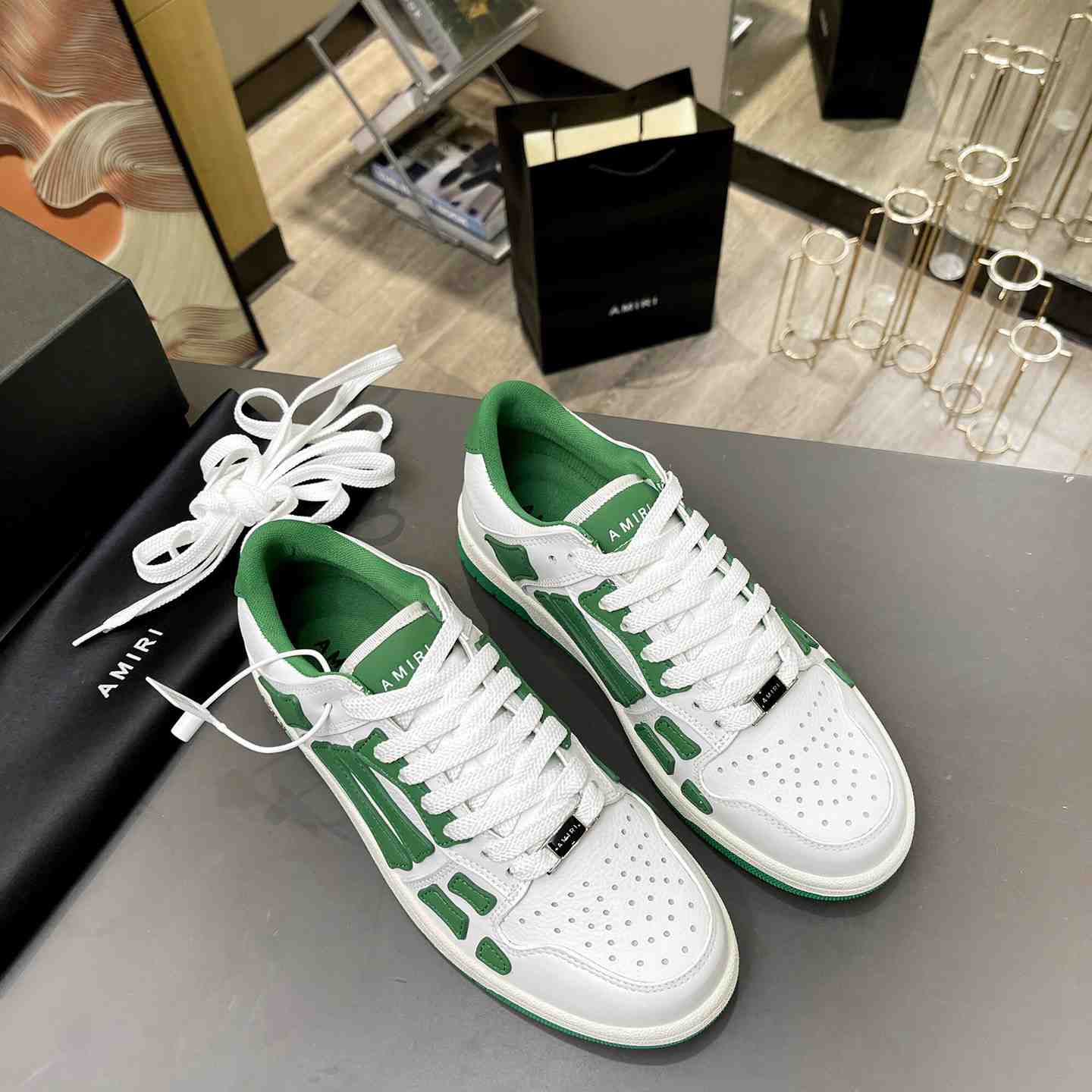 Amiri Skel-Top Low Sneaker - PerfectKickZ