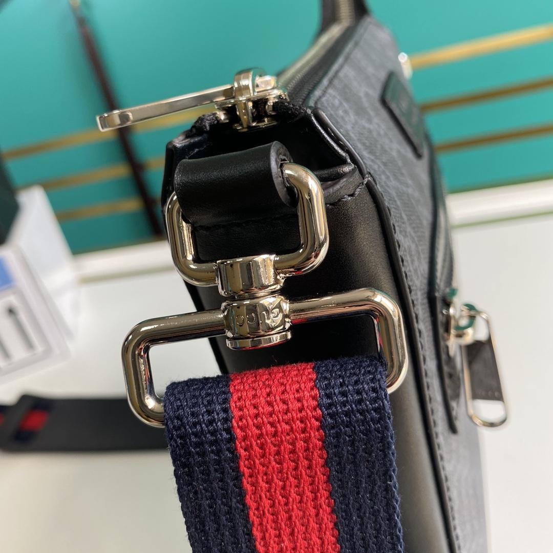 Gucci GG Black Small Messenger Bag(21-23-4cm) - PerfectKickZ