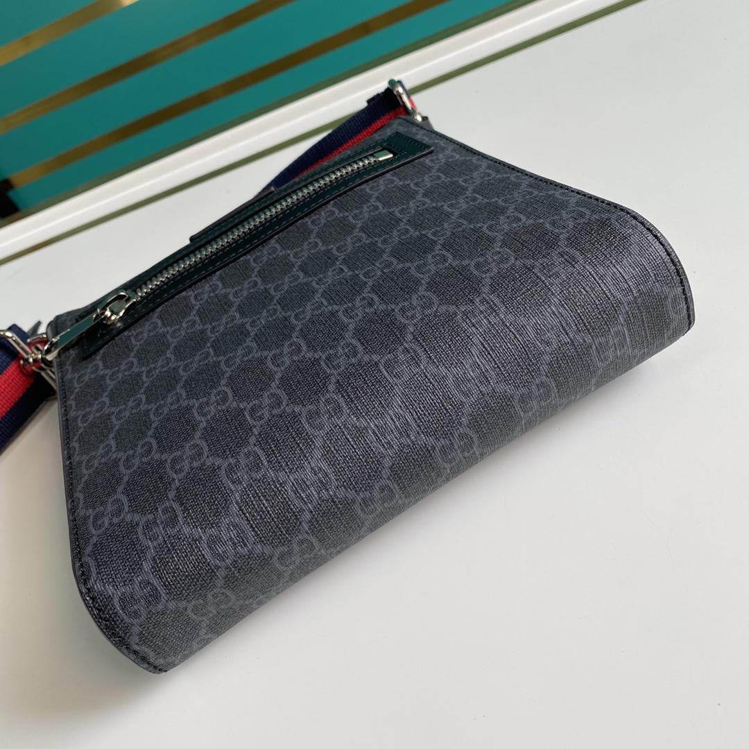 Gucci GG Black Small Messenger Bag(21-23-4cm) - PerfectKickZ